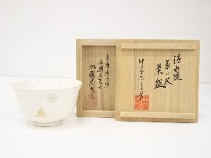 京焼　加藤丈夫造　茶碗（共箱）